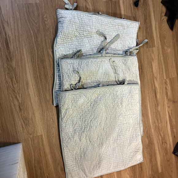 Pottery Barn Other - set of 3 Pottery Barn green 24X24 pillow shams